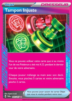 Carte Pokémon: Tampon Injuste