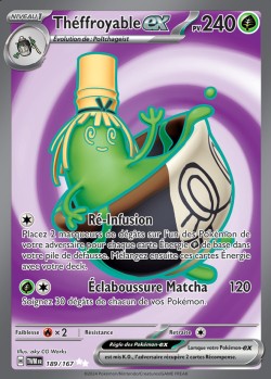 Carte Pokémon: Théffroyable ex