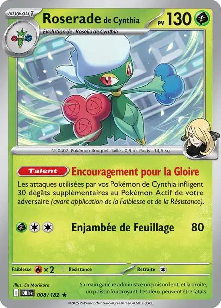 Carte Pokémon: Roserade de Cynthia