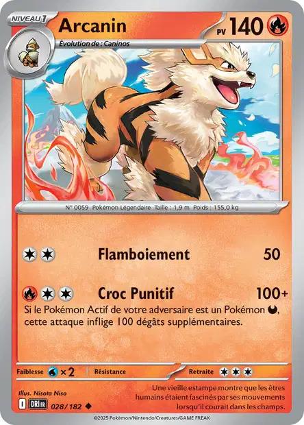 Carte Pokémon: Arcanin