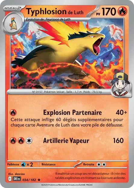 Carte Pokémon: Typhlosion de Luth