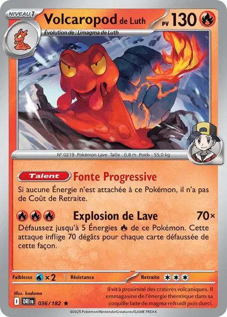 Carte Pokémon: Volcaropod de Luth