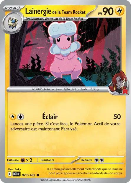 Carte Pokémon: Lainergie de la Team Rocket