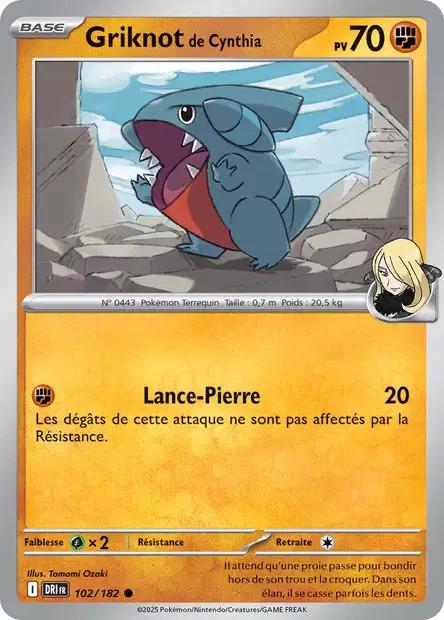Carte Pokémon: Griknot de Cynthia
