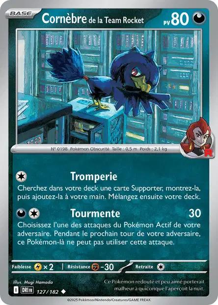 Carte Pokémon: Cornèbre de la Team Rocket