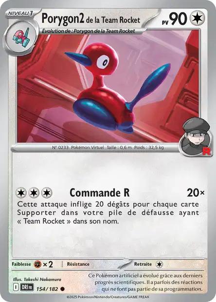 Carte Pokémon: Porygon2 de la Team Rocket