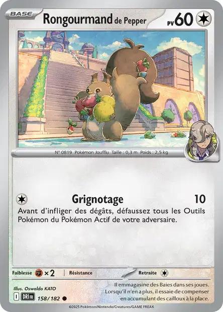 Carte Pokémon: Rongourmand de Pepper