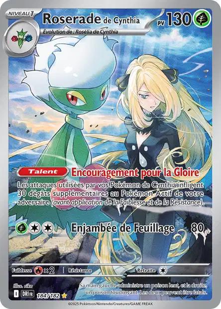 Carte Pokémon: Roserade de Cynthia