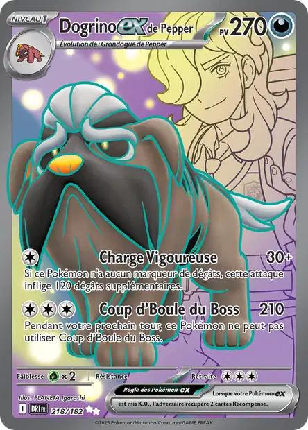Carte Pokémon: Dogrino ex de Pepper