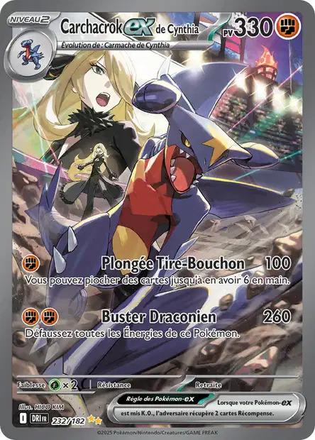 Carte Pokémon: Carchacrok ex de Cynthia