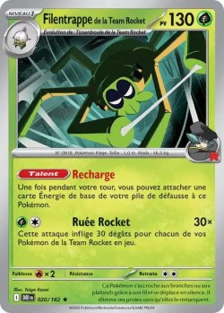 Carte Pokémon: Filentrappe de la Team Rocket