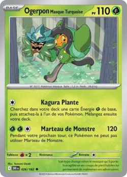 Carte Pokémon: Ogerpon Masque Turquoise