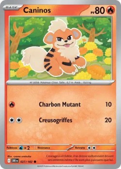 Carte Pokémon: Caninos