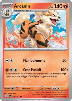 Carte Pokémon: Arcanin