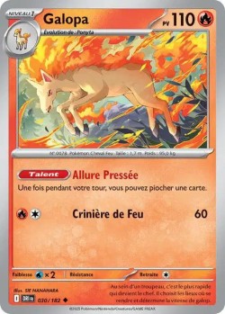 Carte Pokémon: Galopa Masque Turquoise