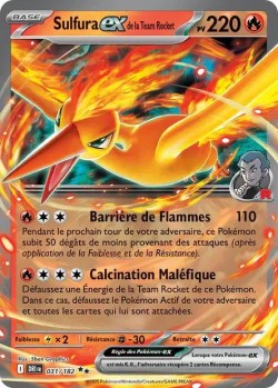 Carte Pokémon: Sulfura ex de la Team Rocket