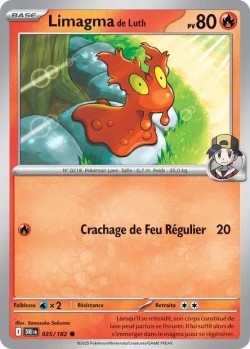 Carte Pokémon: Limagma de Luth