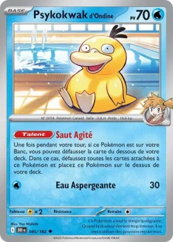 Carte Pokémon: Psykokwak d'Ondine