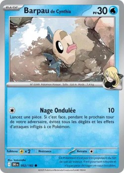Carte Pokémon: Barpau de Cynthia