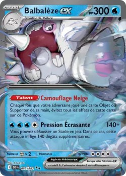 Carte Pokémon: Balbalèze ex