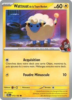 Carte Pokémon: Wattouat de la Team Rocket