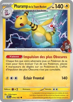 Carte Pokémon: Pharamp de la Team Rocket