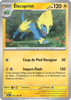 Carte Pokémon: Élecsprint