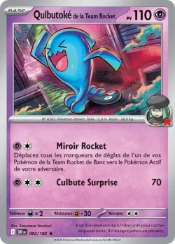 Carte Pokémon: Qulbutoké de la Team Rocket