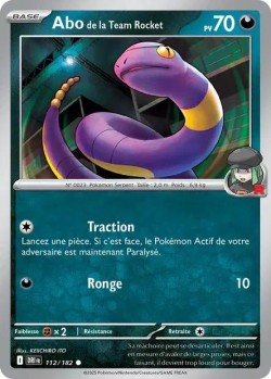Carte Pokémon: Abo de la Team Rocket