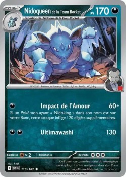 Carte Pokémon: Nidoqueen de la Team Rocket