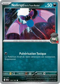 Carte Pokémon: Nosferapti de la Team Rocket