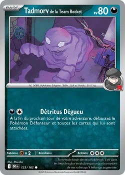 Carte Pokémon: Tadmorv de la Team Rocket