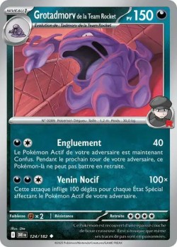 Carte Pokémon: Grotadmorv de la Team Rocket