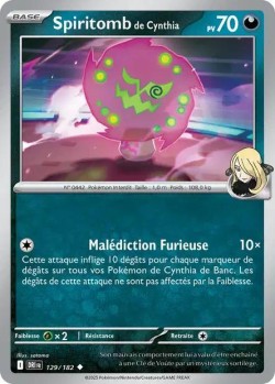 Carte Pokémon: Spiritomb de Cynthia
