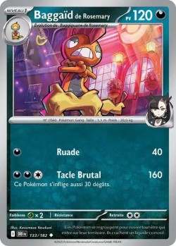 Carte Pokémon: Baggaïd de Rosemary