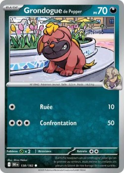 Carte Pokémon: Grondogue de Pepper