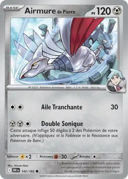 Carte Pokémon: Airmure de Pierre