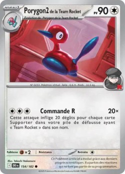 Carte Pokémon: Porygon2 de la Team Rocket