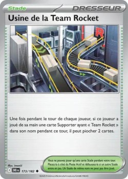 Carte Pokémon: Usine de la Team Rocket