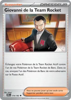 Carte Pokémon: Giovanni de la Team Rocket