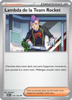 Carte Pokémon: Lambda de la Team Rocket