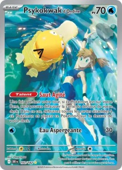 Carte Pokémon: Psykokwak d'Ondine