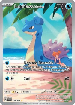Carte Pokémon: Lokhlass d'Ondine