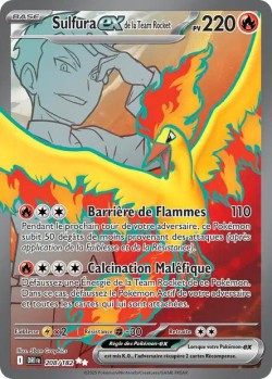 Carte Pokémon: Sulfura ex de la Team Rocket