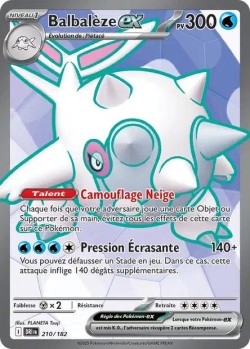 Carte Pokémon: Balbalèze ex