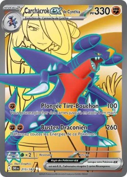 Carte Pokémon: Carchacrok ex de Cynthia