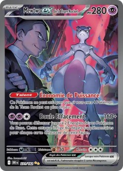 Carte Pokémon: Mewtwo ex de la Team Rocket