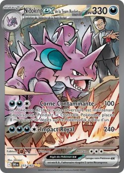 Carte Pokémon: Nidoking ex de la Team Rocket