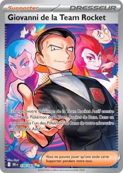 Carte Pokémon: Giovanni de la Team Rocket