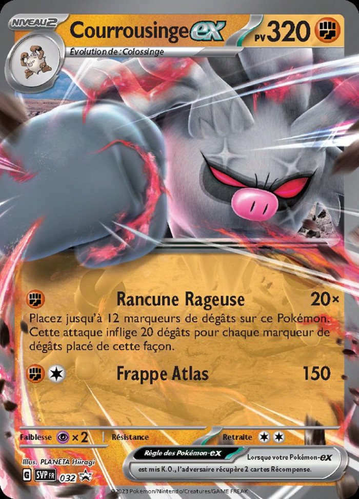 Carte Pokémon: Courrousinge ex